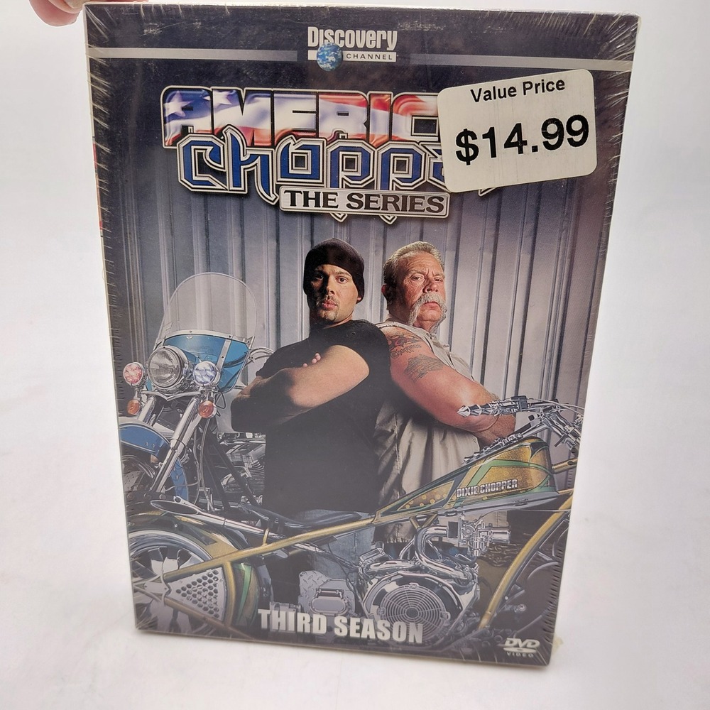 American Chopper The Series Third Season DVD Discovery Channel 3-Disc Set NEW